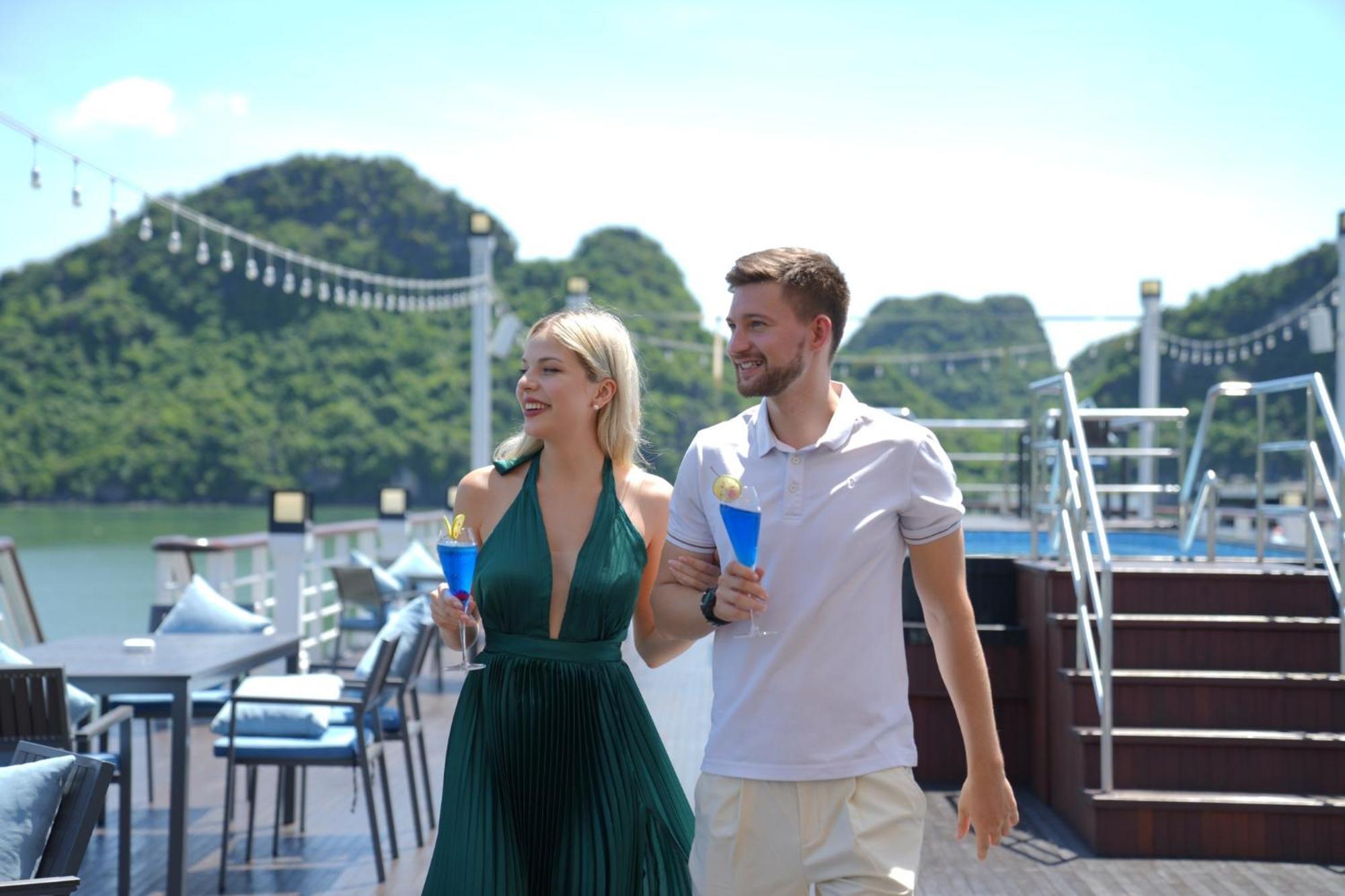 Paradise Grand Cruise - Lan Ha Bay ها لونغ المظهر الخارجي الصورة